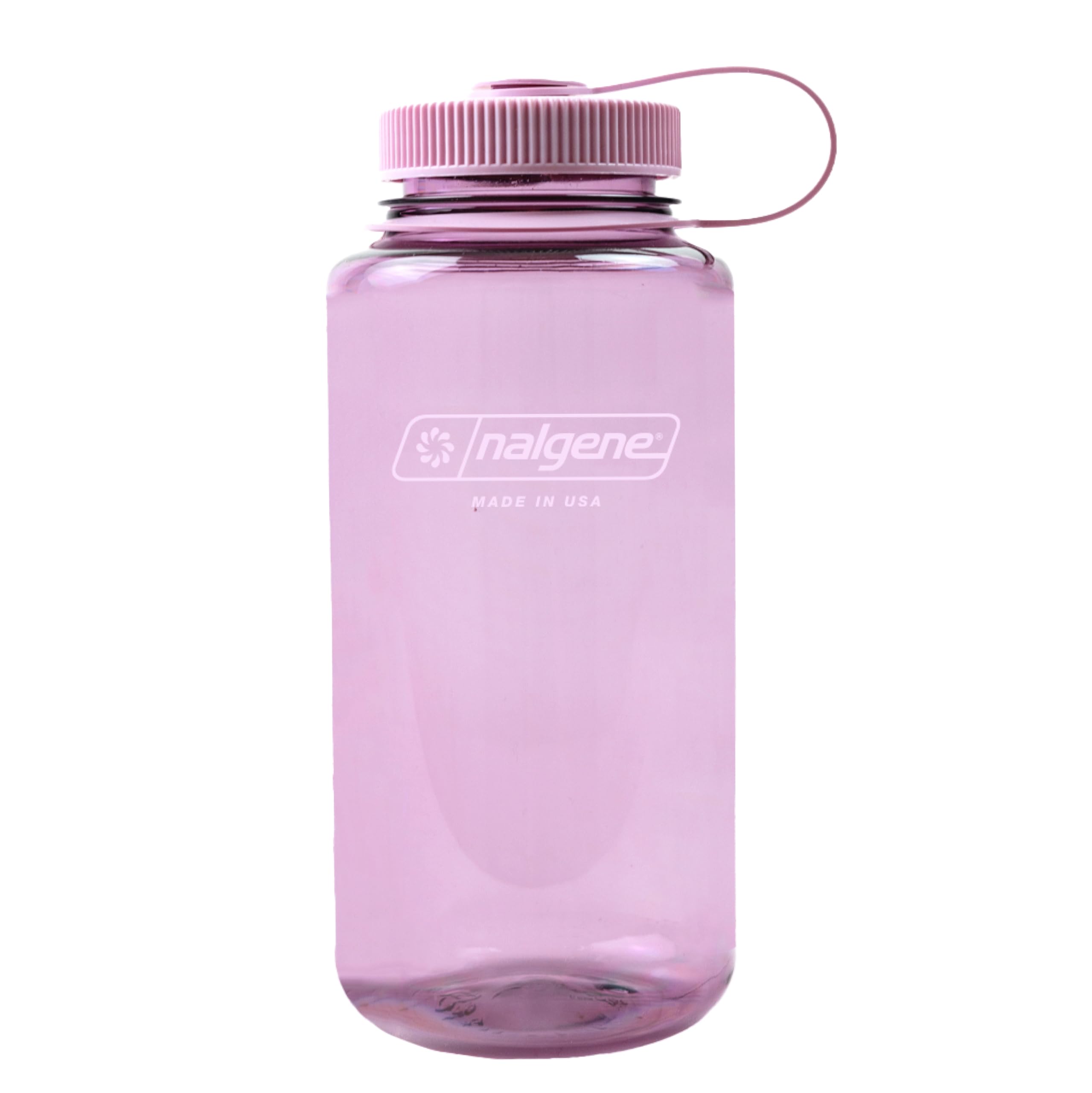 Nalgene Sustain Tritan BPA-Free Water Bottle Made with Material Derived from 50% Plastic Waste  32 OZ  Wide Mouth  cherry Blossom